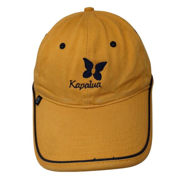 Kapalua Butterfly Strapback Hat Orange One Size Adjustable Levelwear - Picture 1 of 8